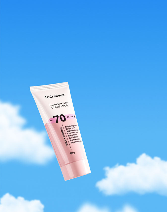 Protetor Solar Facial FPS 70 Clareador Hidrabene 7